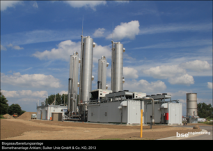 Biogasaufbereitungsanlage Biomethananlage Anklam Suiker Unie GmbH & Co. KG